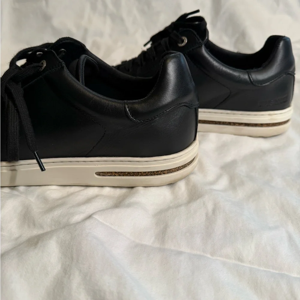 Birkenstock Bend Low Black Leather Sneakers EU 43 US 10–10.5 GUC - Picture 6 of 11